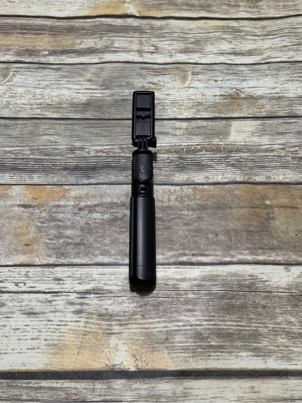Black Extendable Selfie Stick with Camera Button